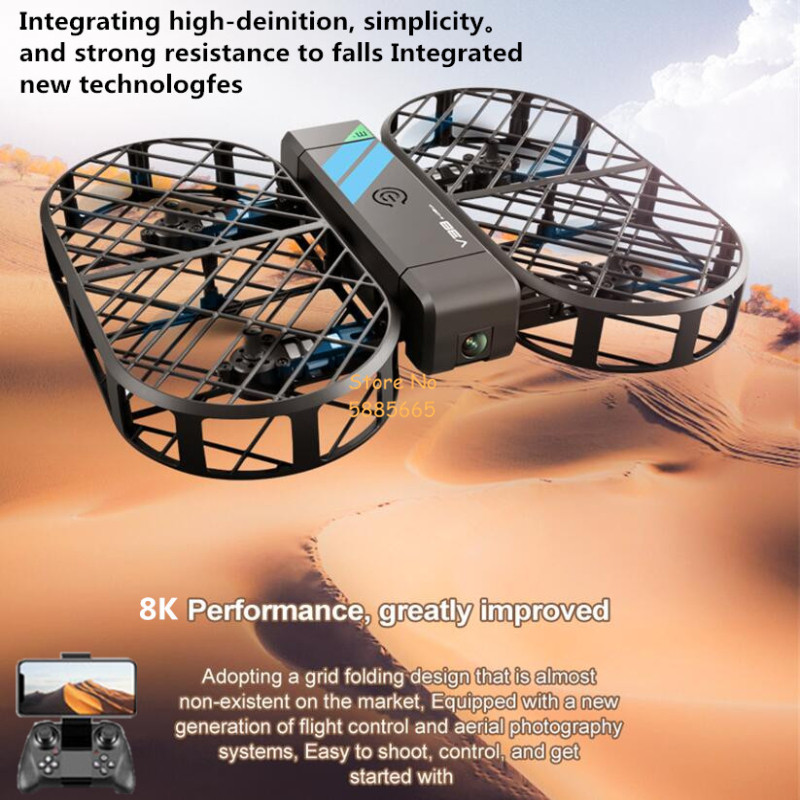 Rc Helicopter Case - 8K HD-Kamera 360° ° Schutz Optischer