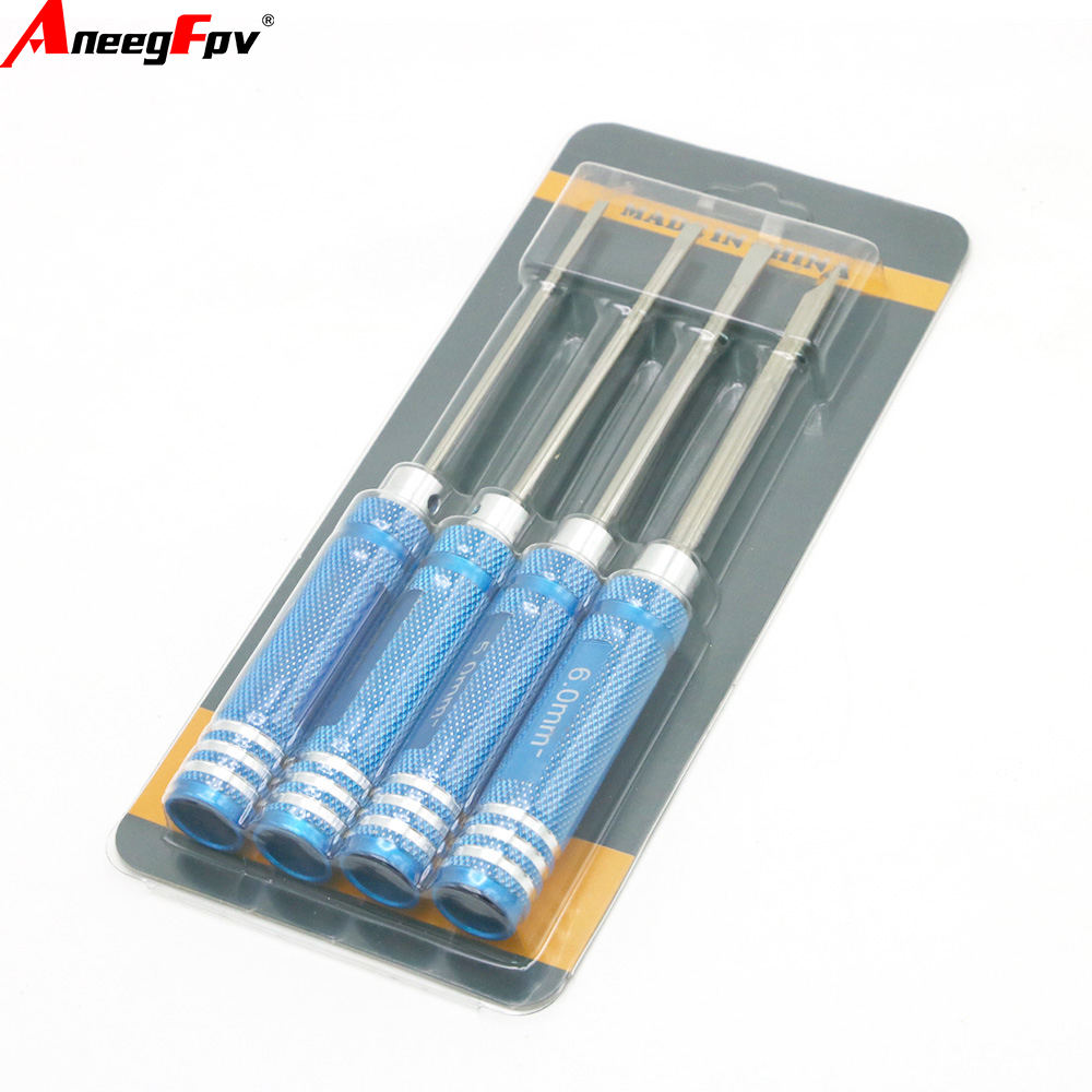 Rc Helicopter Tool Kit - 4-teiliges Sechskantschraubendreher-Set für RC-Hubschrauber und Spielzeug,