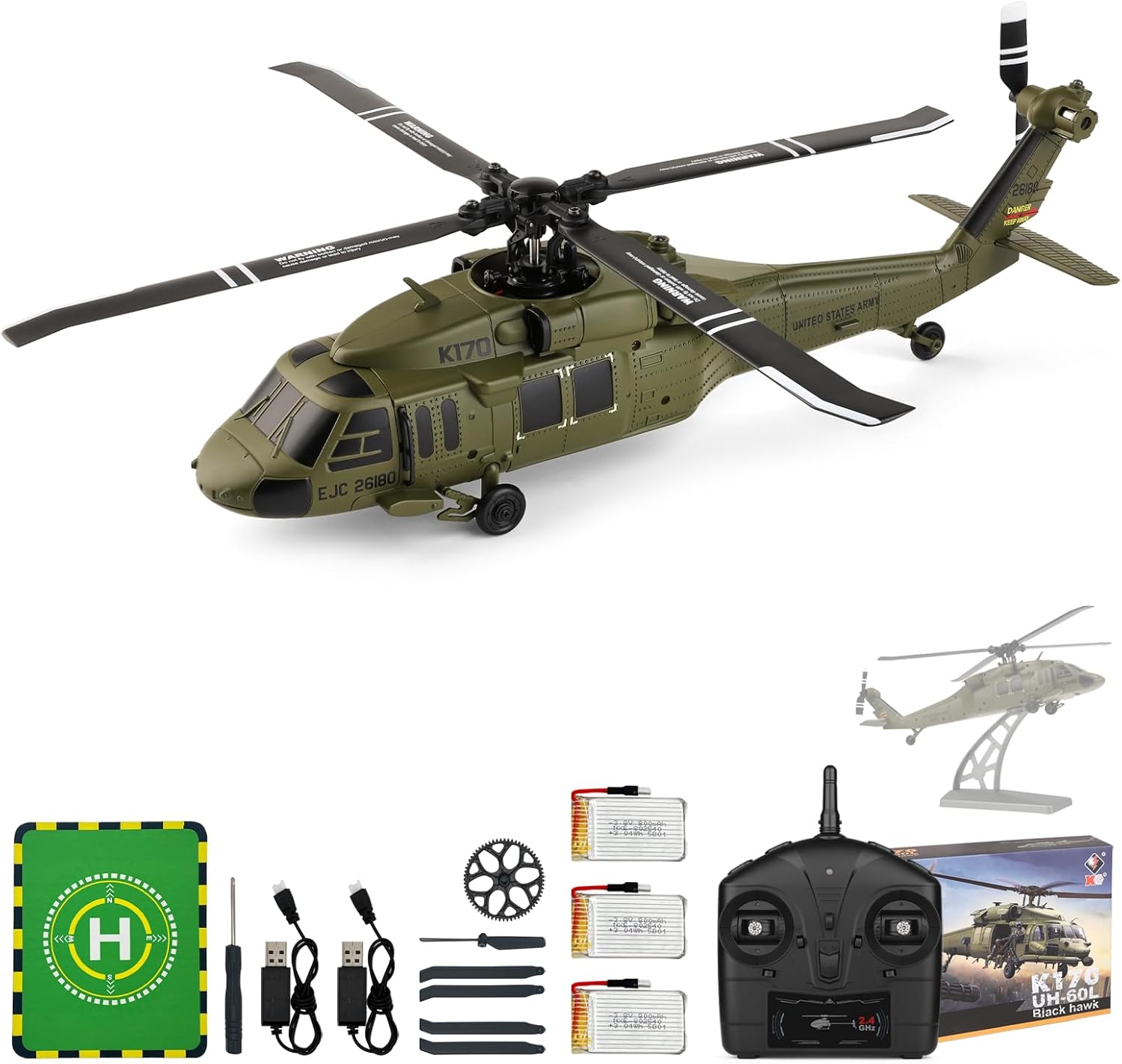 WLtoys K170 Bürstenloser 4-Kan – Rc Helicopter Case Bewertung und Preis