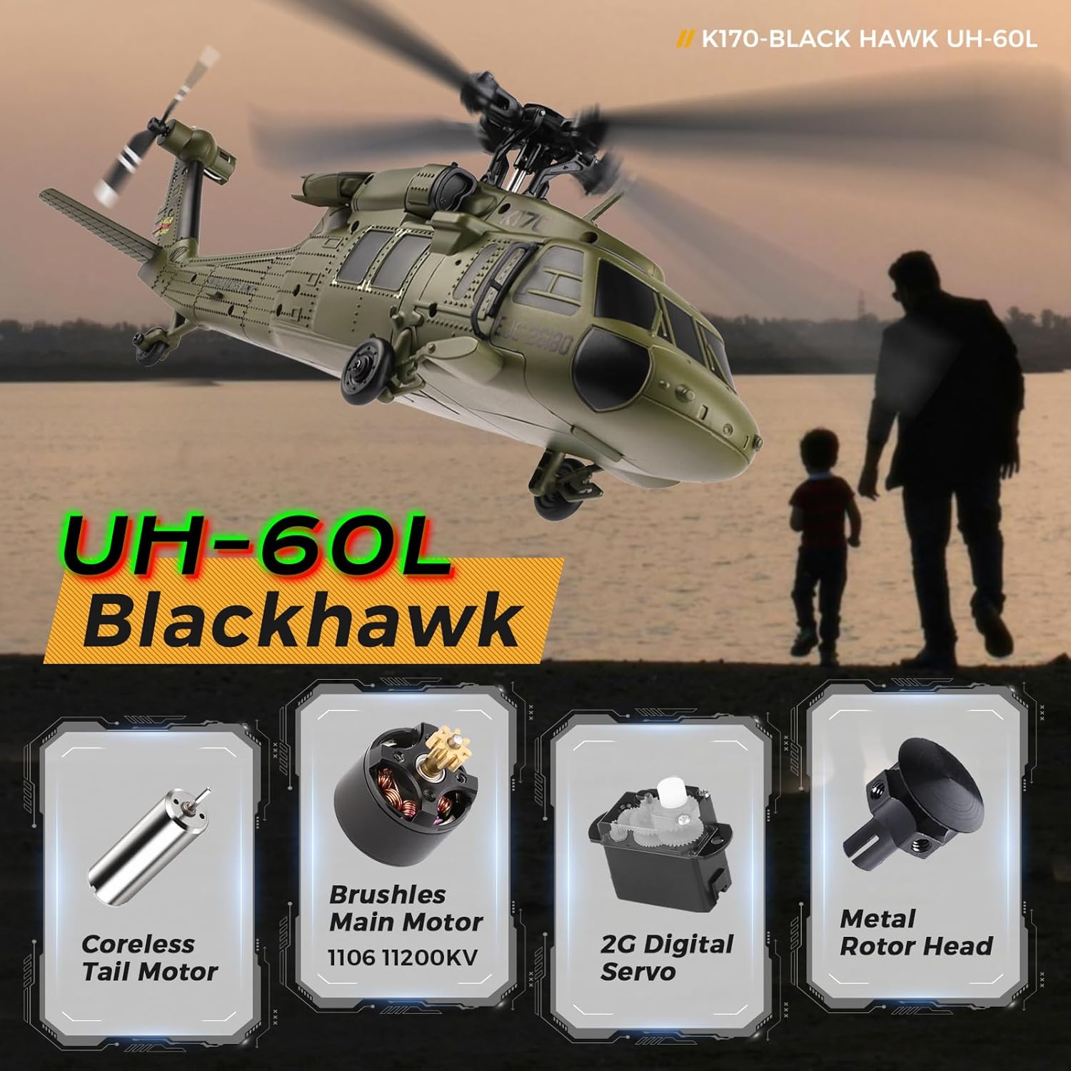 WLtoys K170 Bürstenloser 4-Kan – Rc Helicopter Case Bewertung und Preis