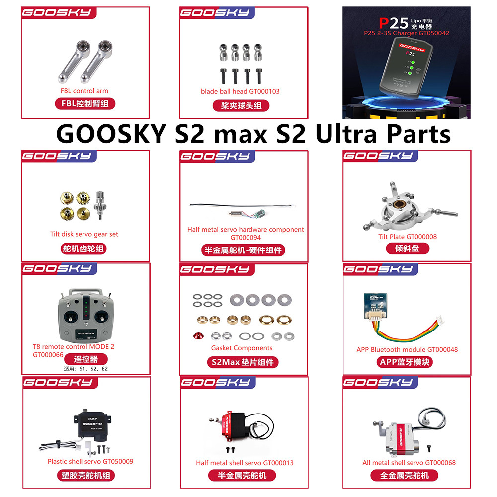 GOOSKY S2 max S2 Ultra RC Hubs – Rc Helicopter Coaxial Bewertung und Preis